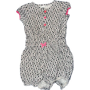 Girls Child of Mine by Carter's Owl Romper 18M White/Pink